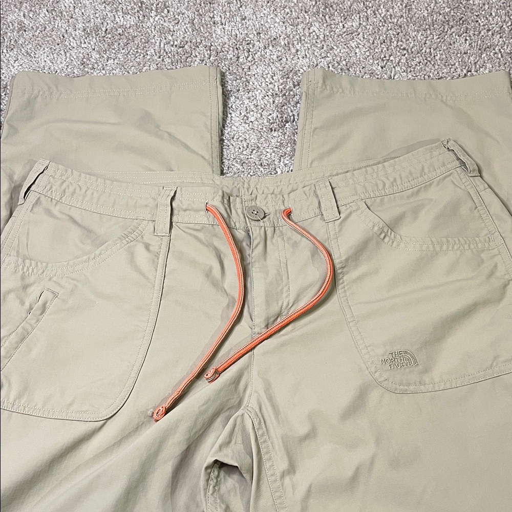 The North Face Horizon II Women’s Tan Convertible Hiking Cargo Pants Size 14